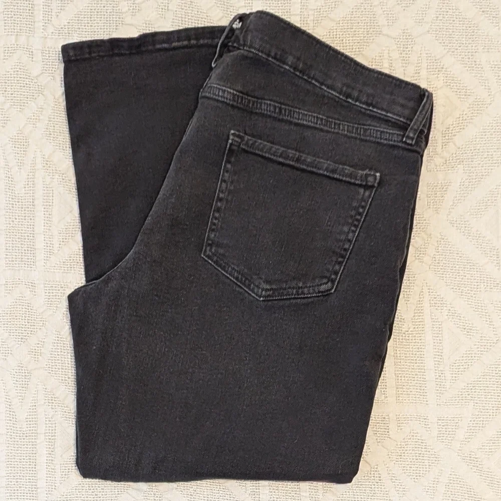 Banana Republic Black Girlfriend Mid-Rise Jeans